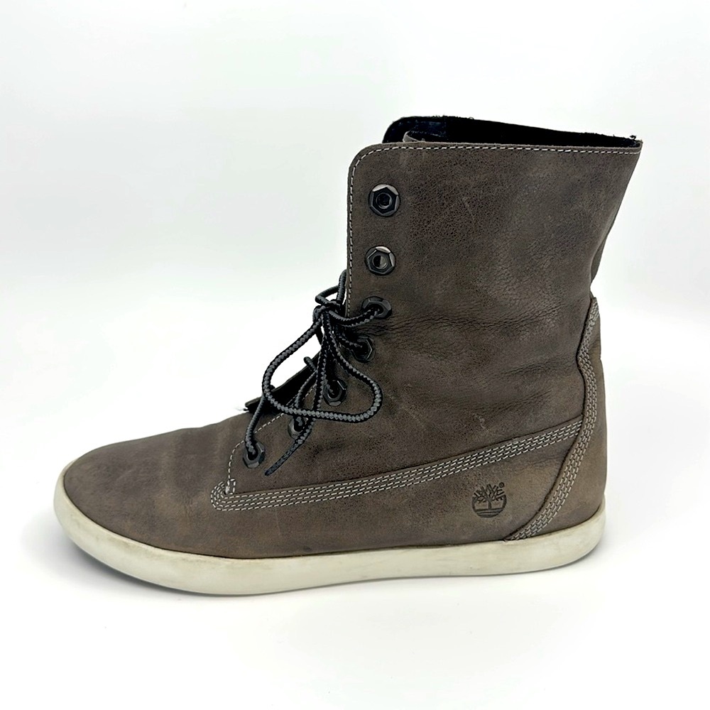 Timberland Glastenbury A149A Fleece Suede Ankle Boots Womens US Size 8.5 - Picture 7 of 9
